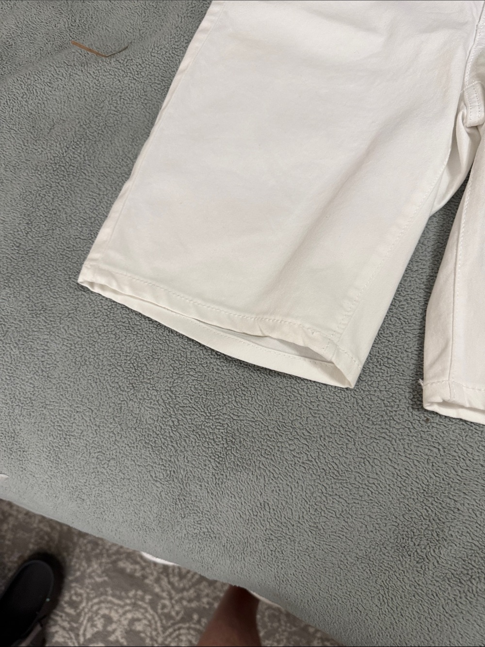 Tahari White Denim Jean Shorts for Women - Picture 7 of 12
